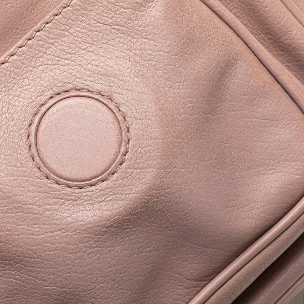 Pink Leather Bottega Veneta Crossbody Bag
