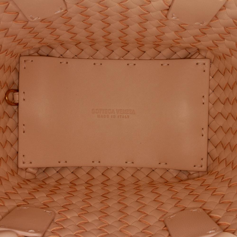 Pink Leather Bottega Veneta Cabat
