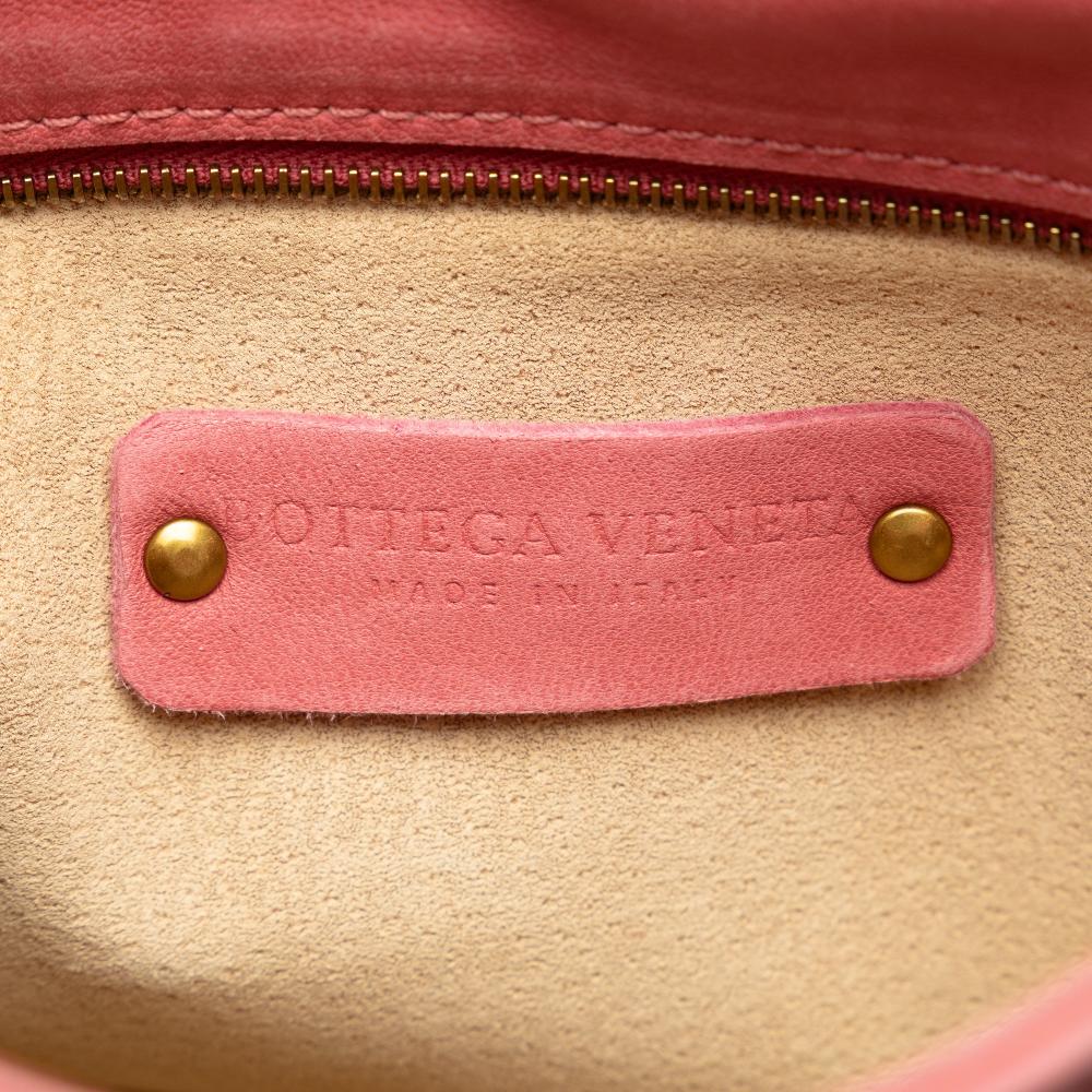 Pink Leather Bottega Veneta Crossbody Bag