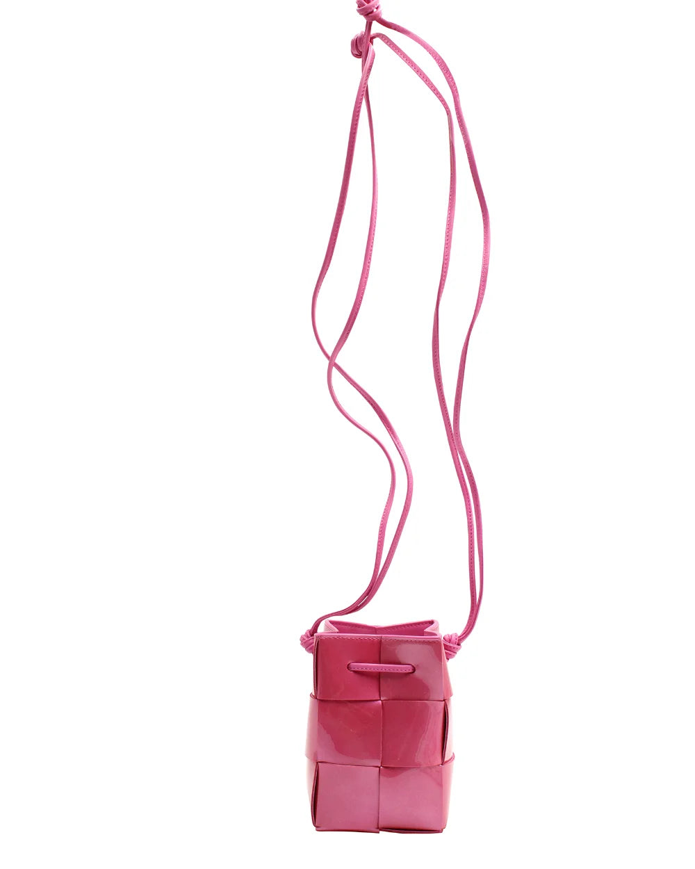 Pink Leather Bottega Veneta Crossbody Bag