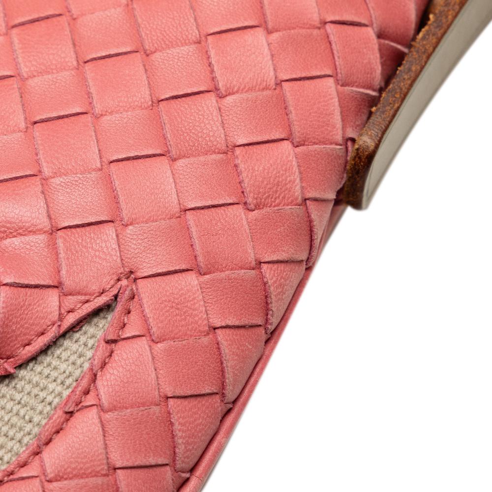Pink Leather Bottega Veneta Crossbody Bag