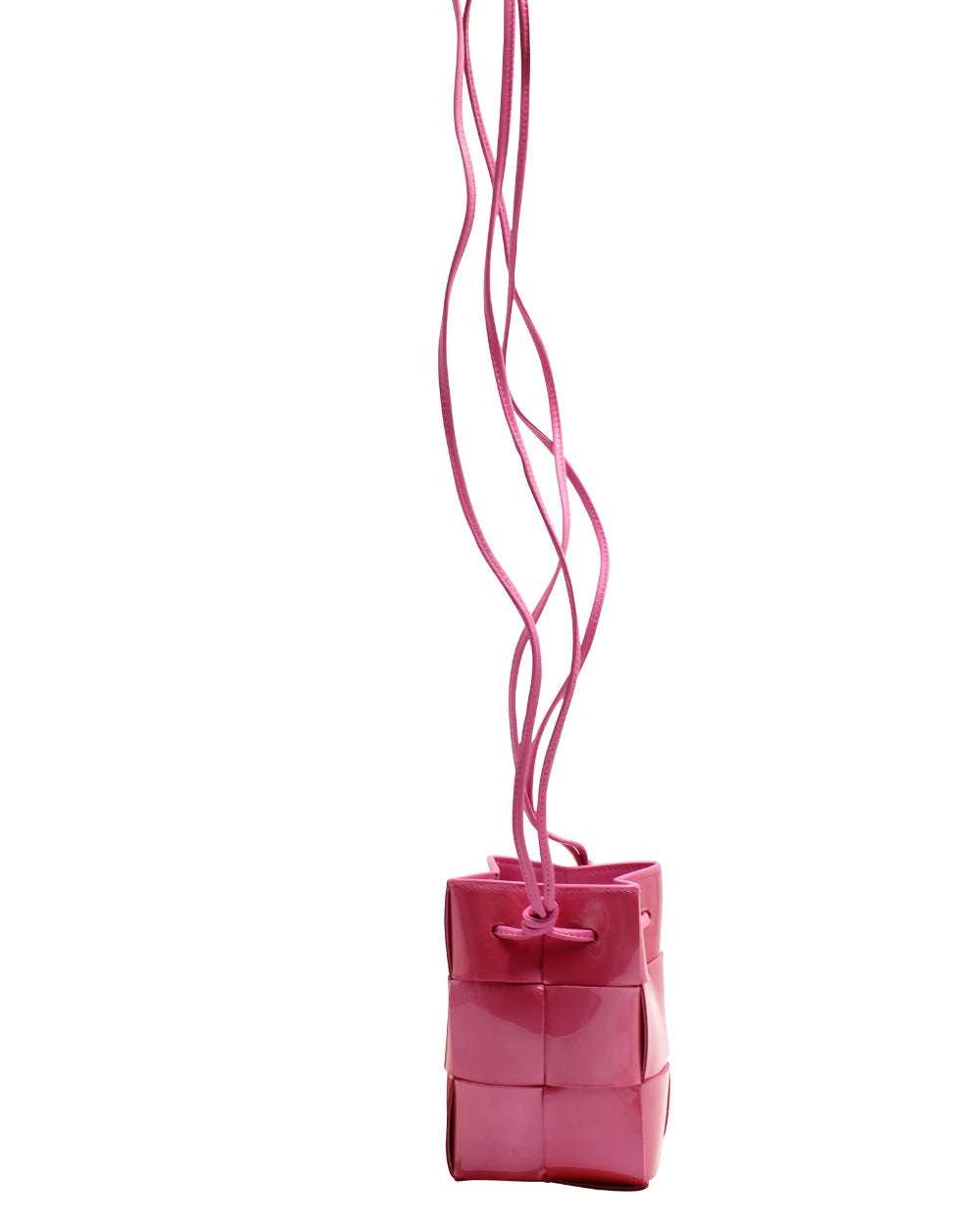 Pink Leather Bottega Veneta Crossbody Bag