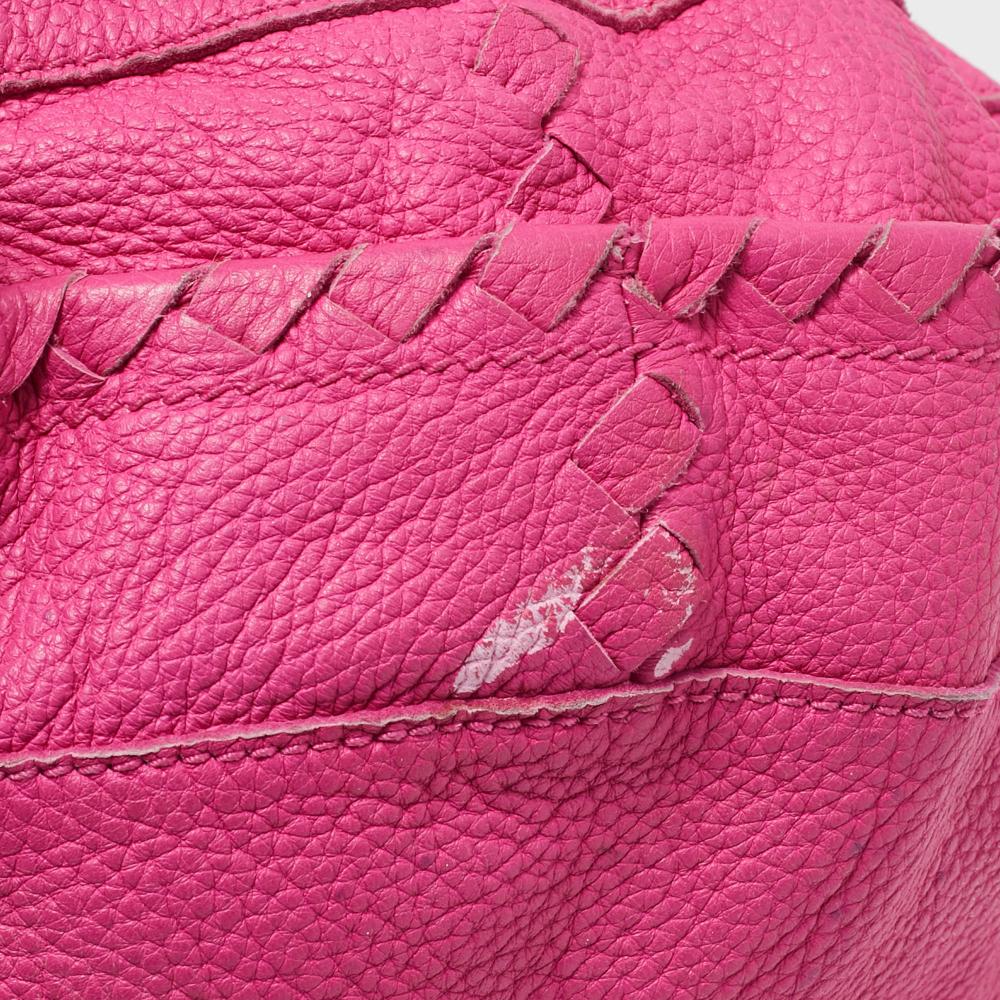 Pink Leather Bottega Veneta Handbag