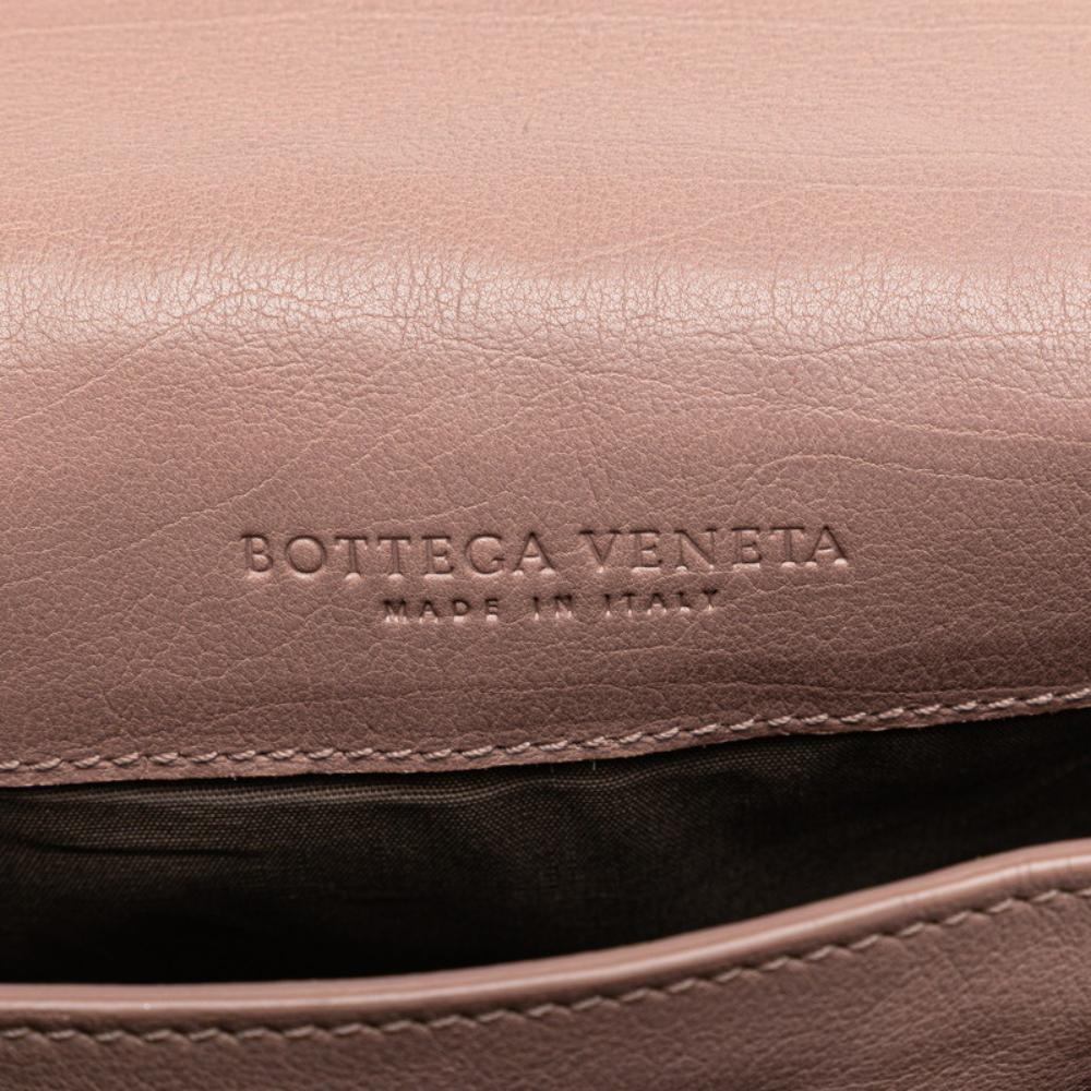 Pink Leather Bottega Veneta Crossbody Bag
