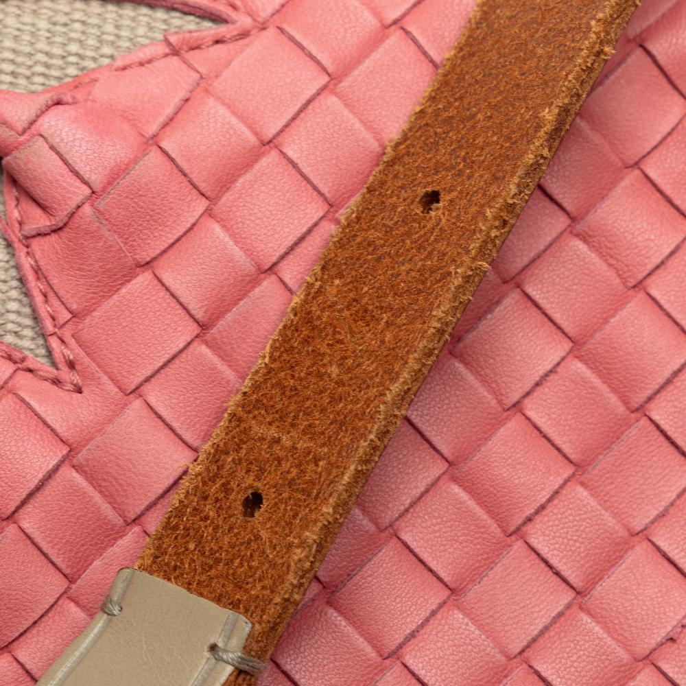 Pink Leather Bottega Veneta Crossbody Bag