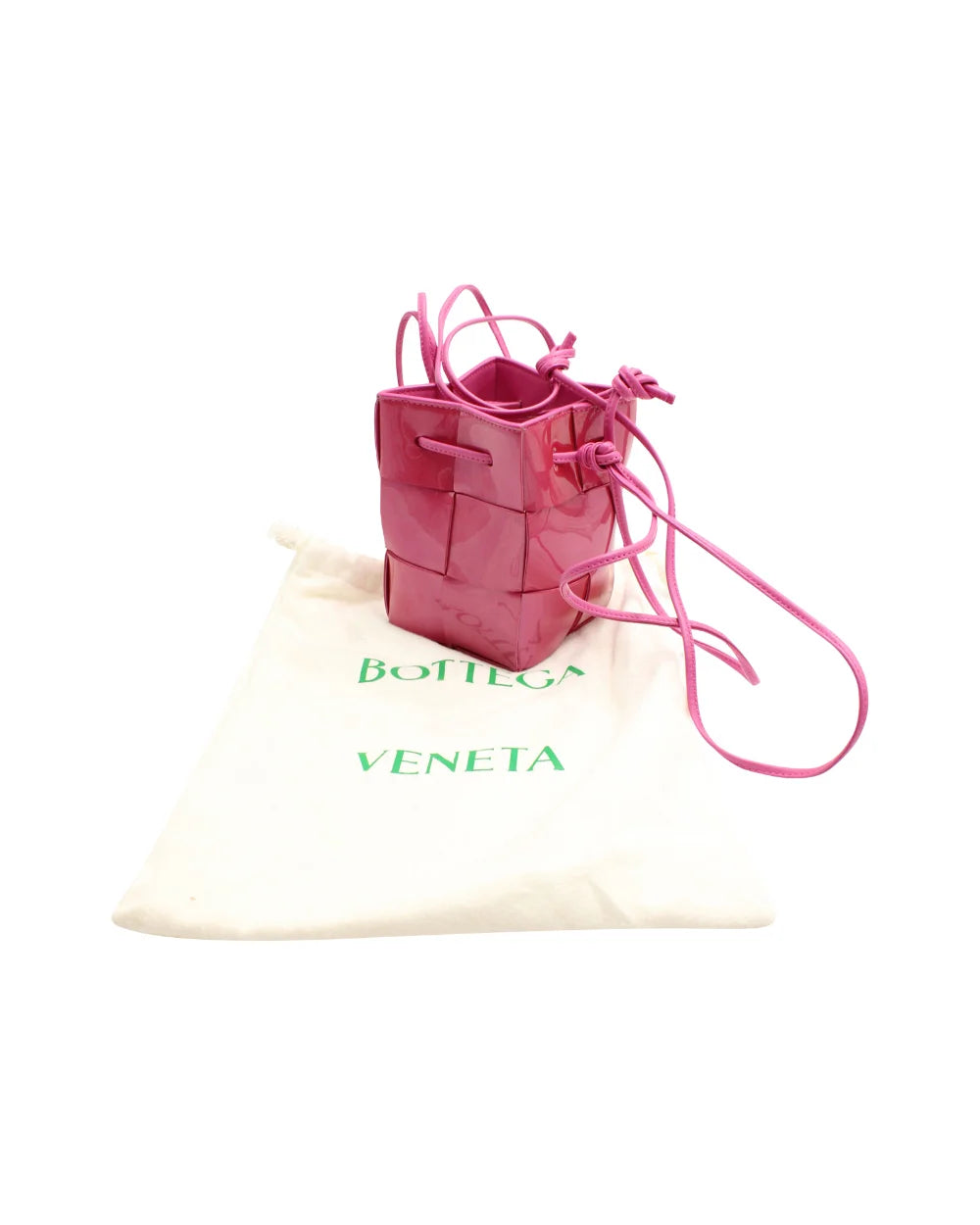 Pink Leather Bottega Veneta Crossbody Bag