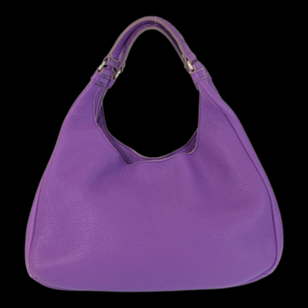 Purple Leather Bottega Veneta Shoulder Bag