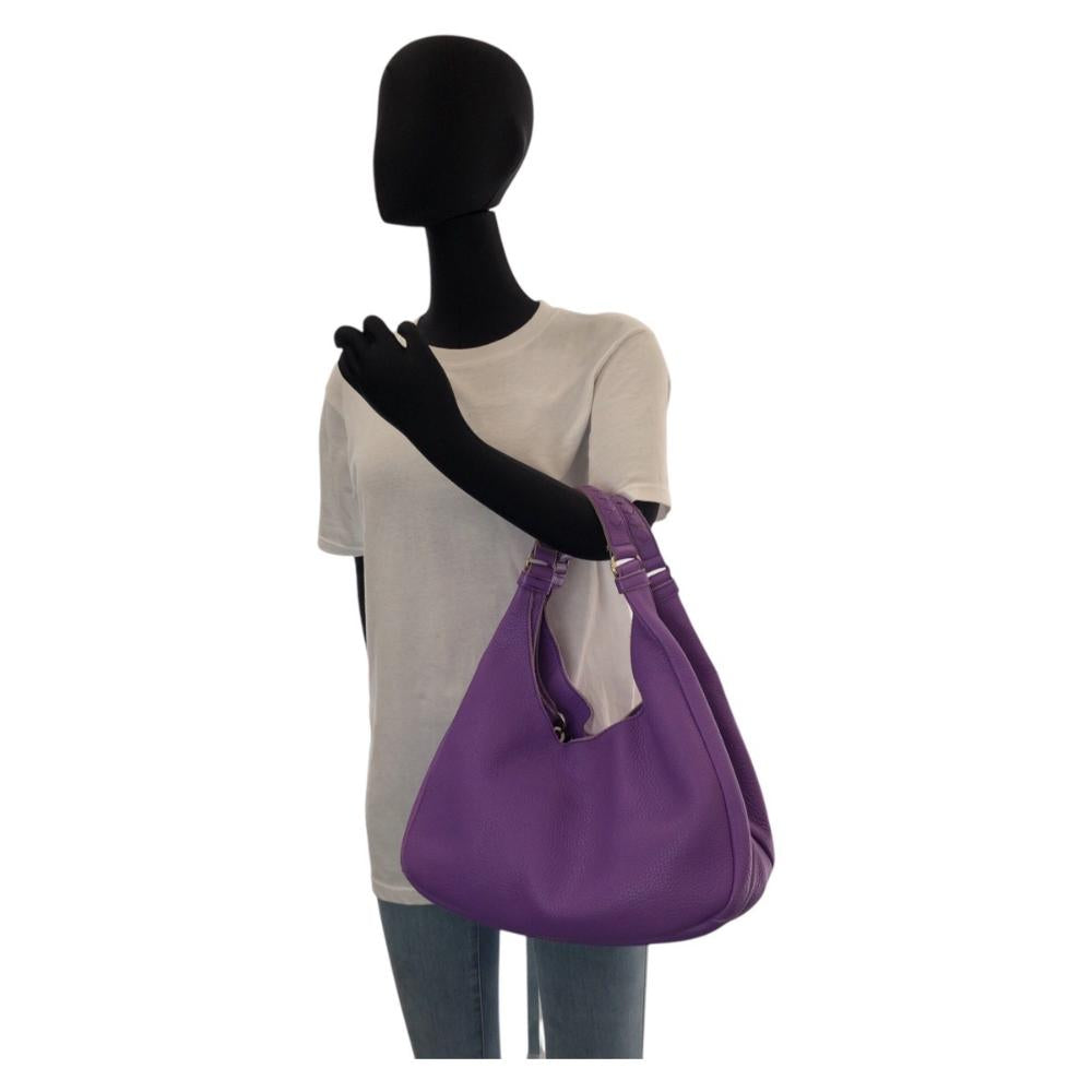 Purple Leather Bottega Veneta Shoulder Bag