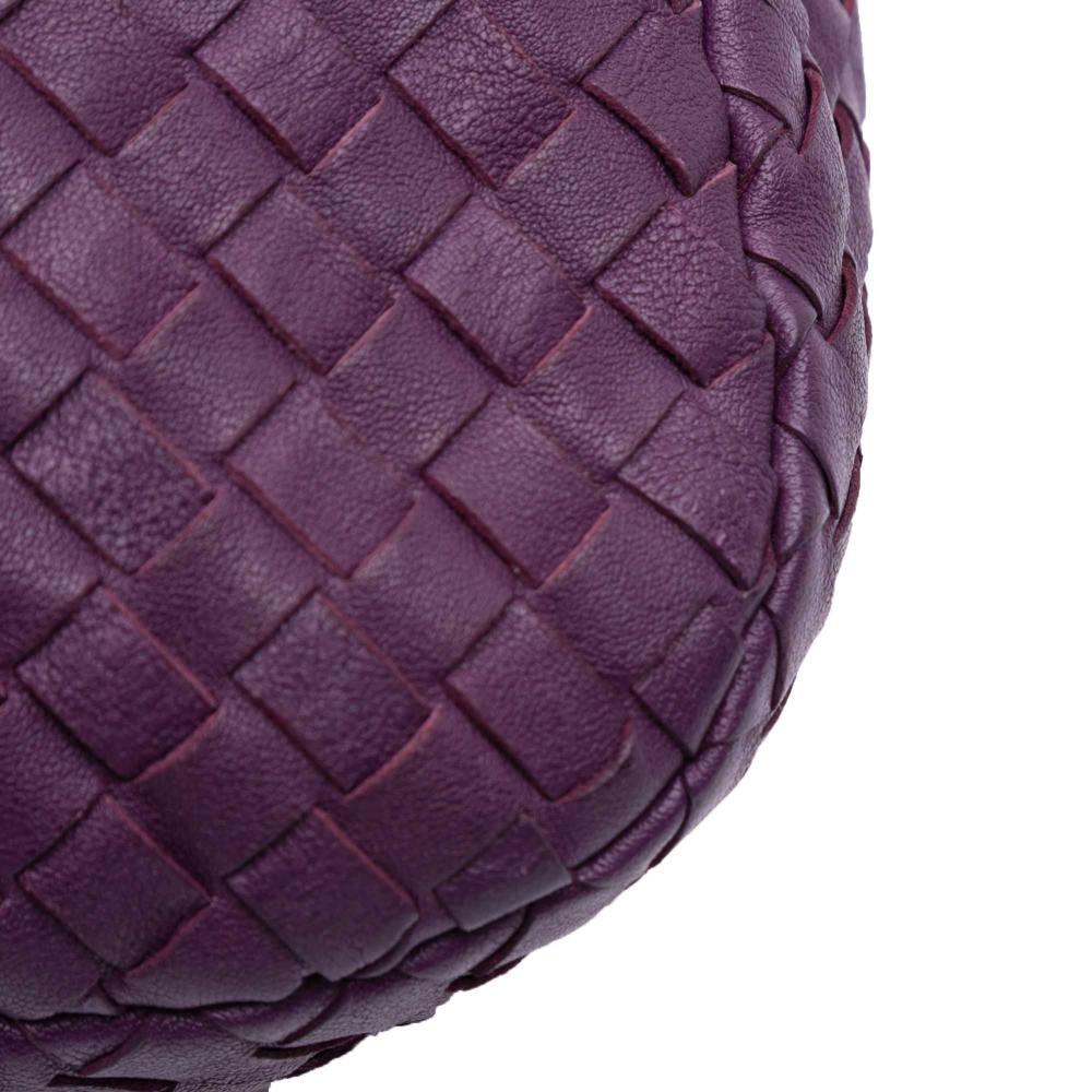Purple Leather Bottega Veneta Shoulder Bag
