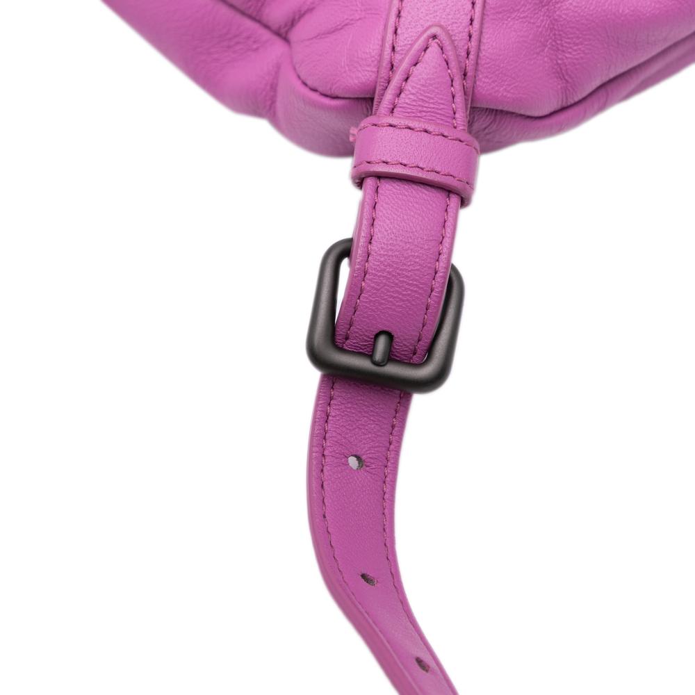 Purple Leather Bottega Veneta Backpack
