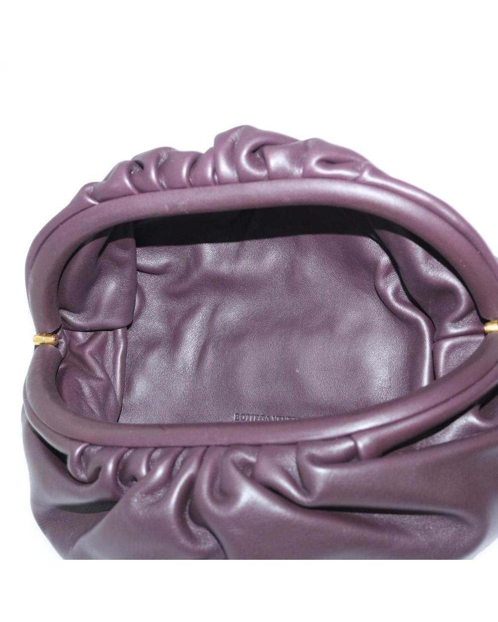 Purple Leather Bottega Veneta Shoulder Bag