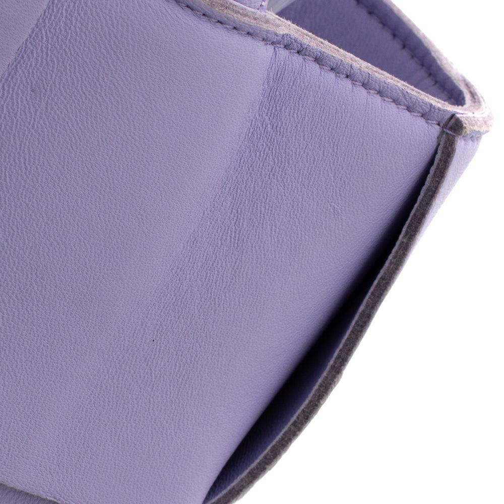 Purple Leather Bottega Veneta Handbag
