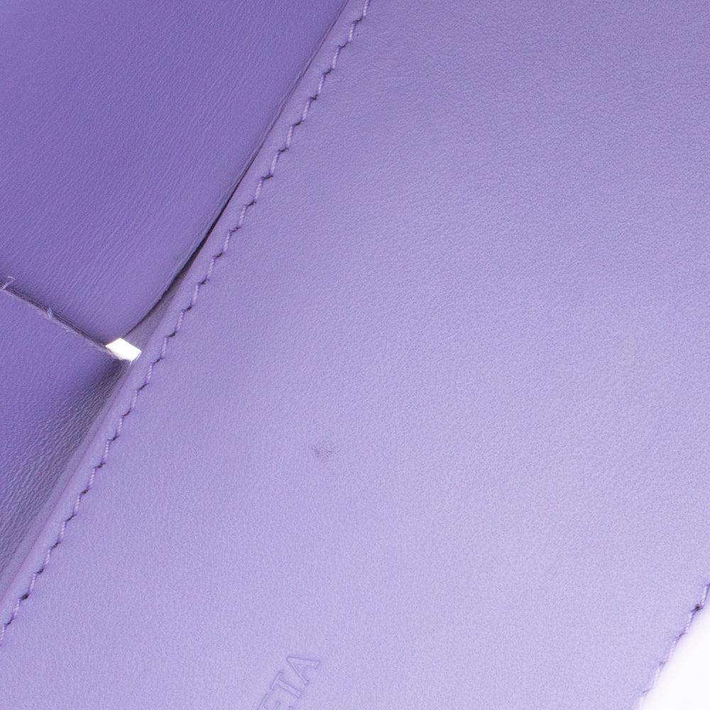 Purple Leather Bottega Veneta Handbag