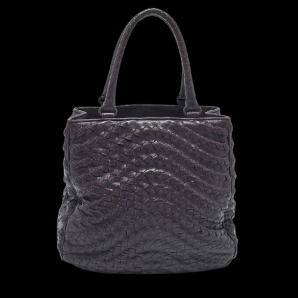 Purple Leather Bottega Veneta Tote
