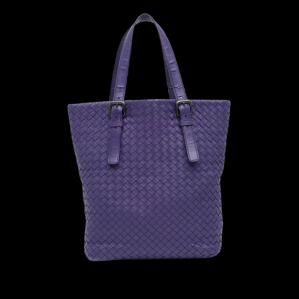 Purple Leather Bottega Veneta Tote