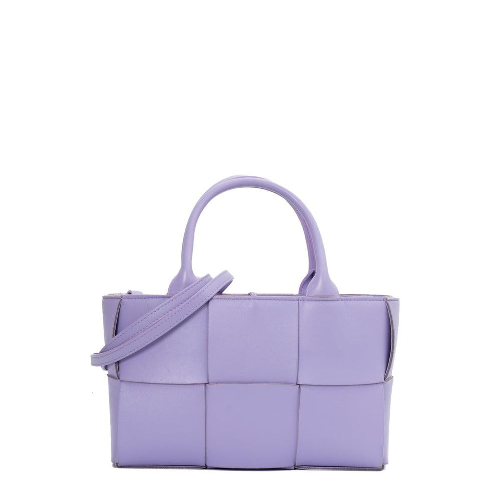 Purple Leather Bottega Veneta Handbag