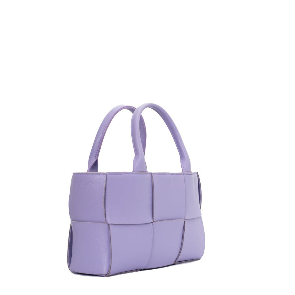Purple Leather Bottega Veneta Handbag