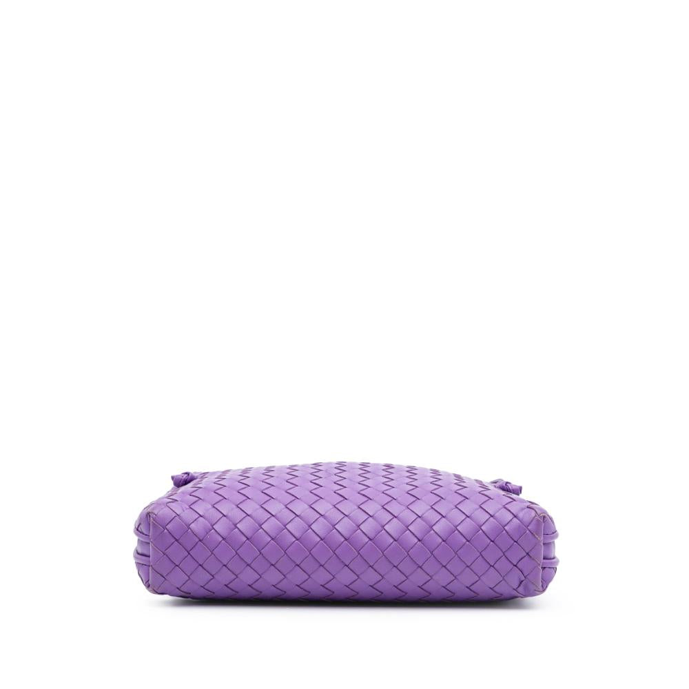 Purple Leather Bottega Veneta Crossbody Bag