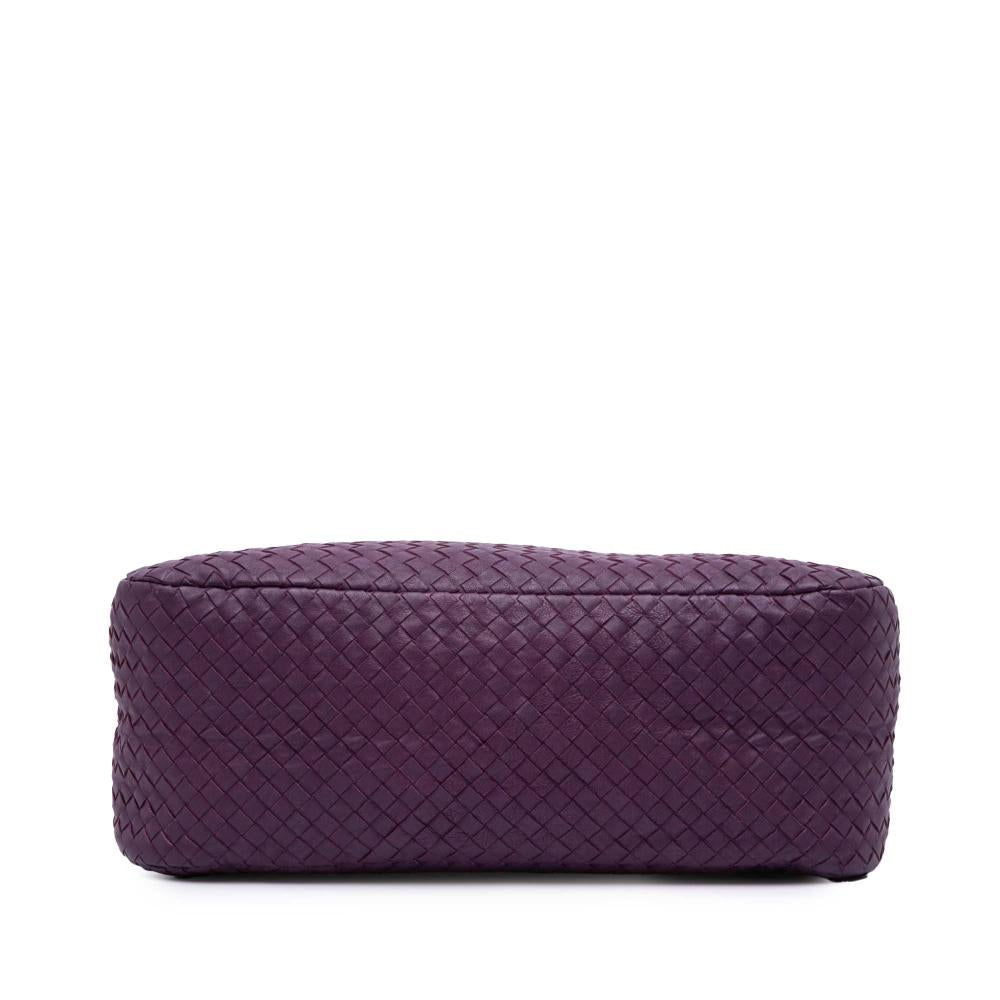 Purple Leather Bottega Veneta Shoulder Bag