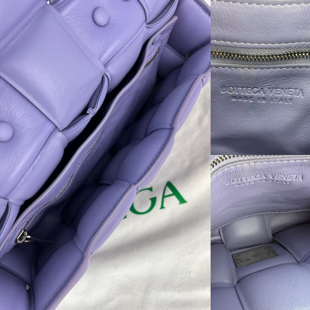 Purple Leather Bottega Veneta Handbag