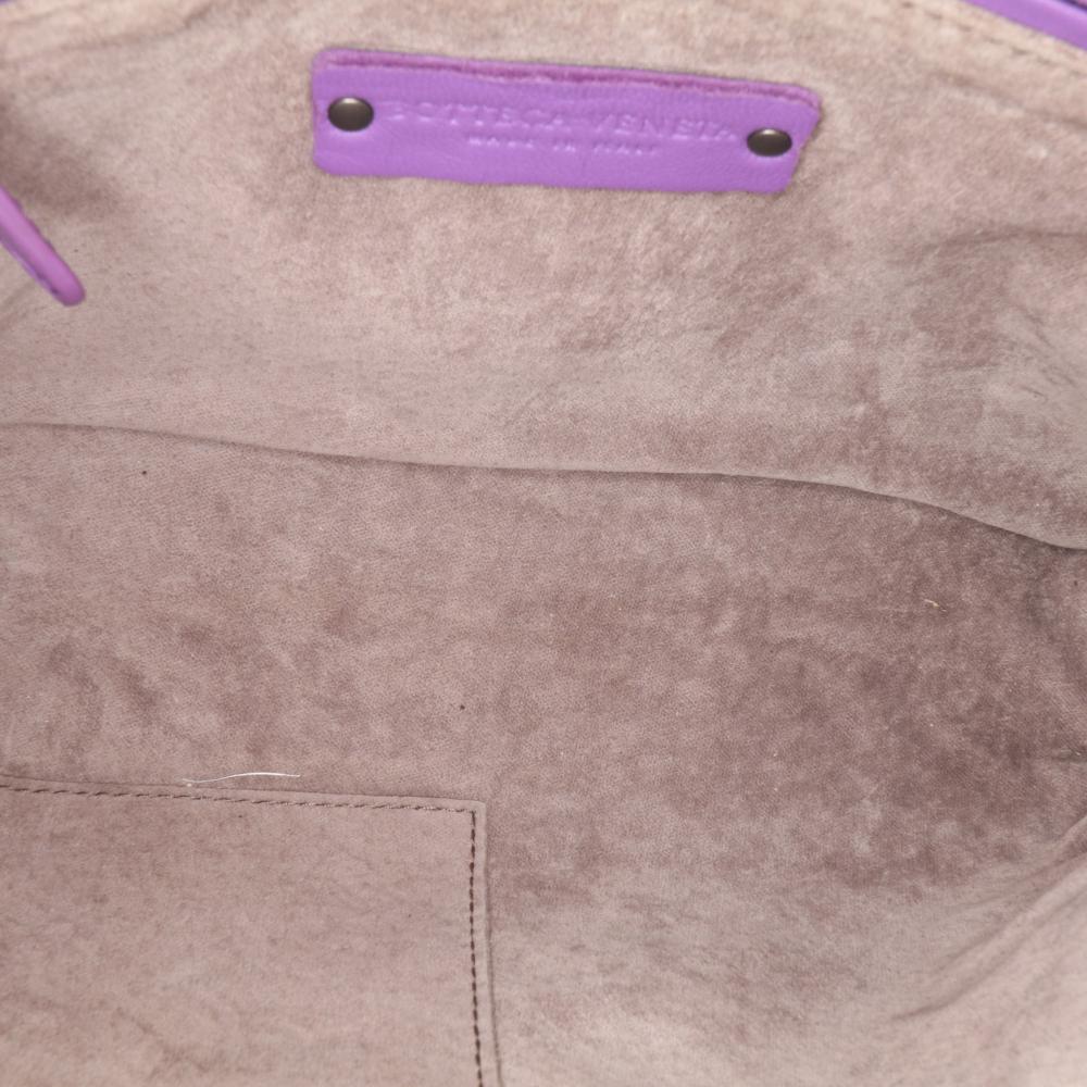 Purple Leather Bottega Veneta Crossbody Bag