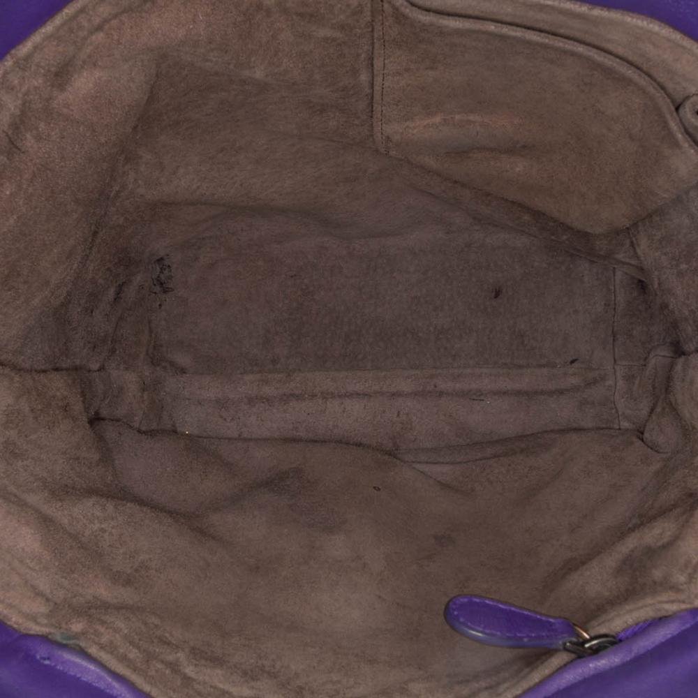 Purple Leather Bottega Veneta Tote