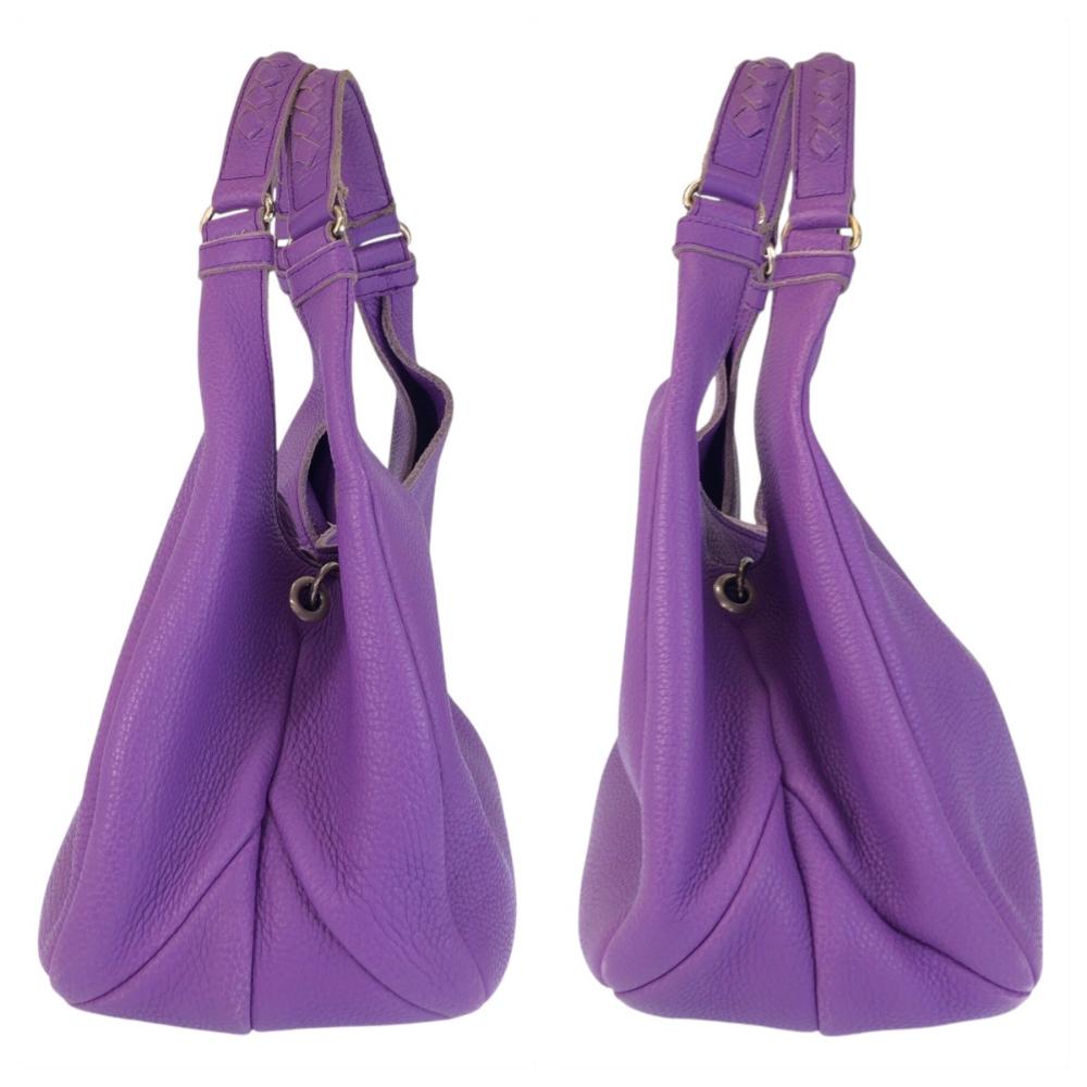 Purple Leather Bottega Veneta Shoulder Bag