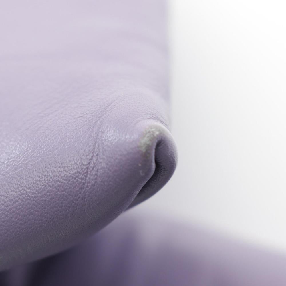 Purple Leather Bottega Veneta Clutch