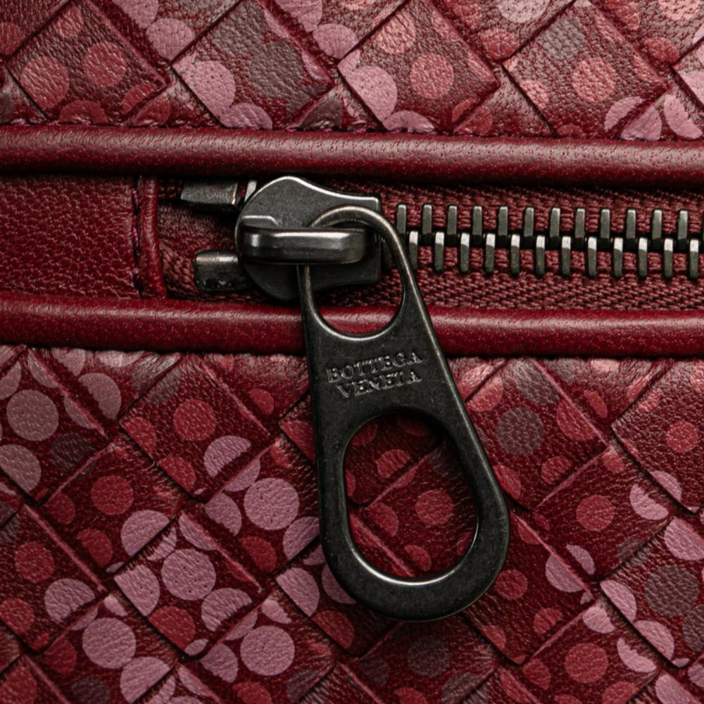 Purple Leather Bottega Veneta Clutch