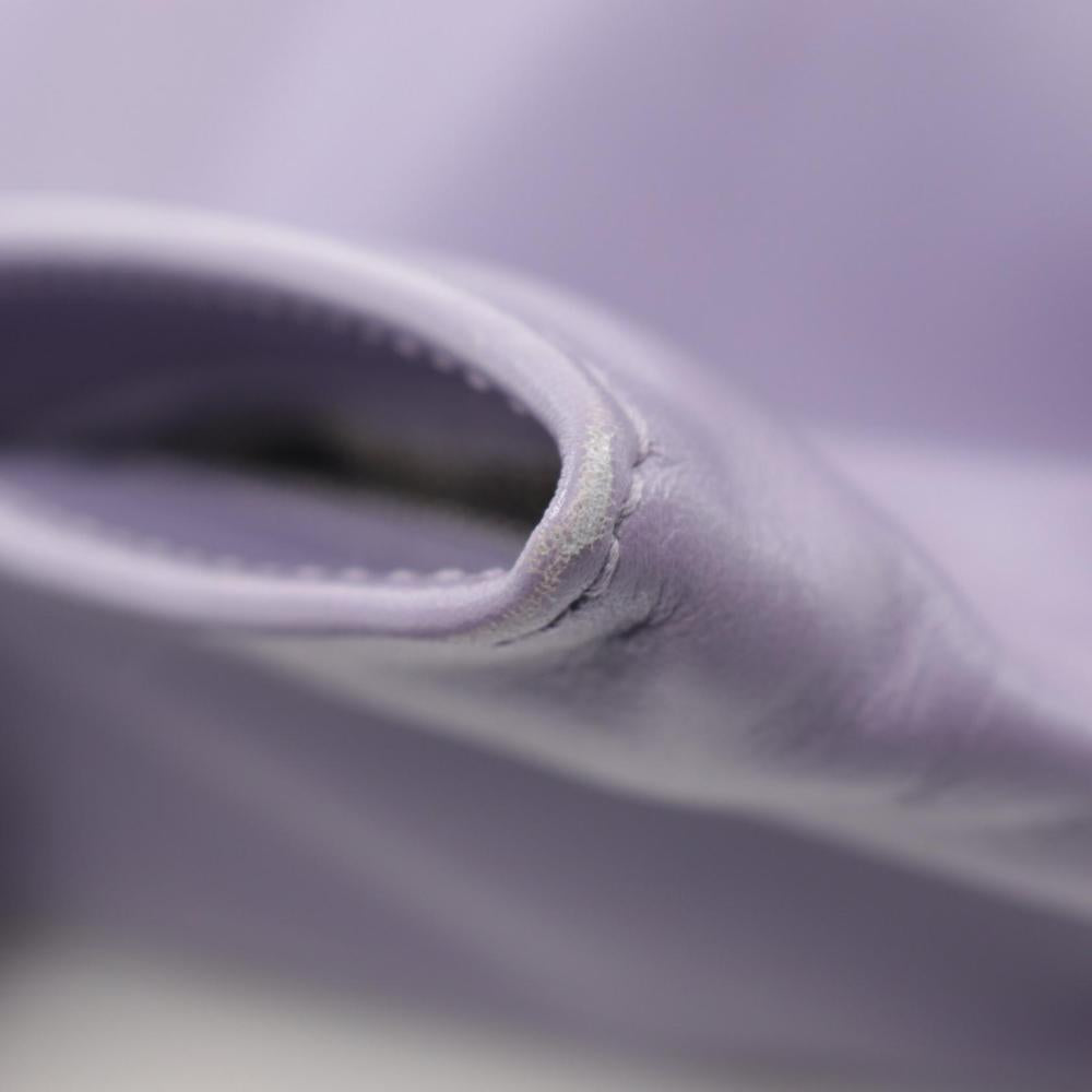 Purple Leather Bottega Veneta Clutch