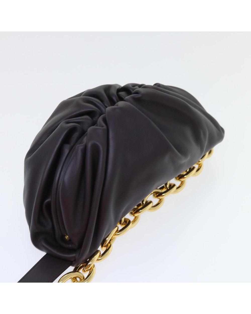 Purple Leather Bottega Veneta Shoulder Bag