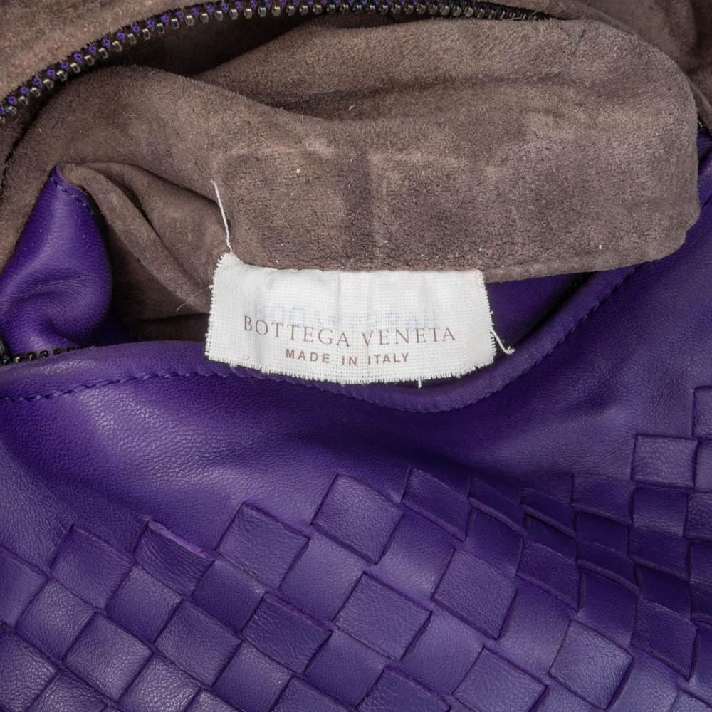 Purple Leather Bottega Veneta Tote