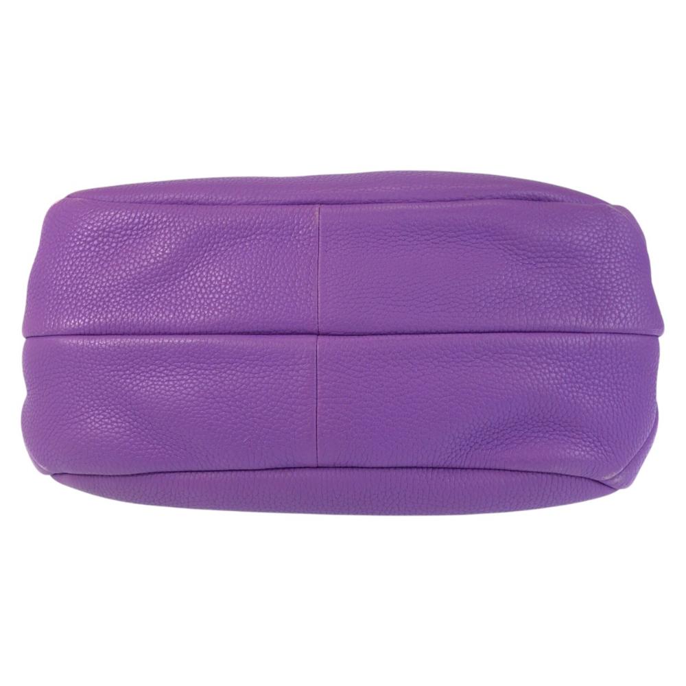 Purple Leather Bottega Veneta Shoulder Bag