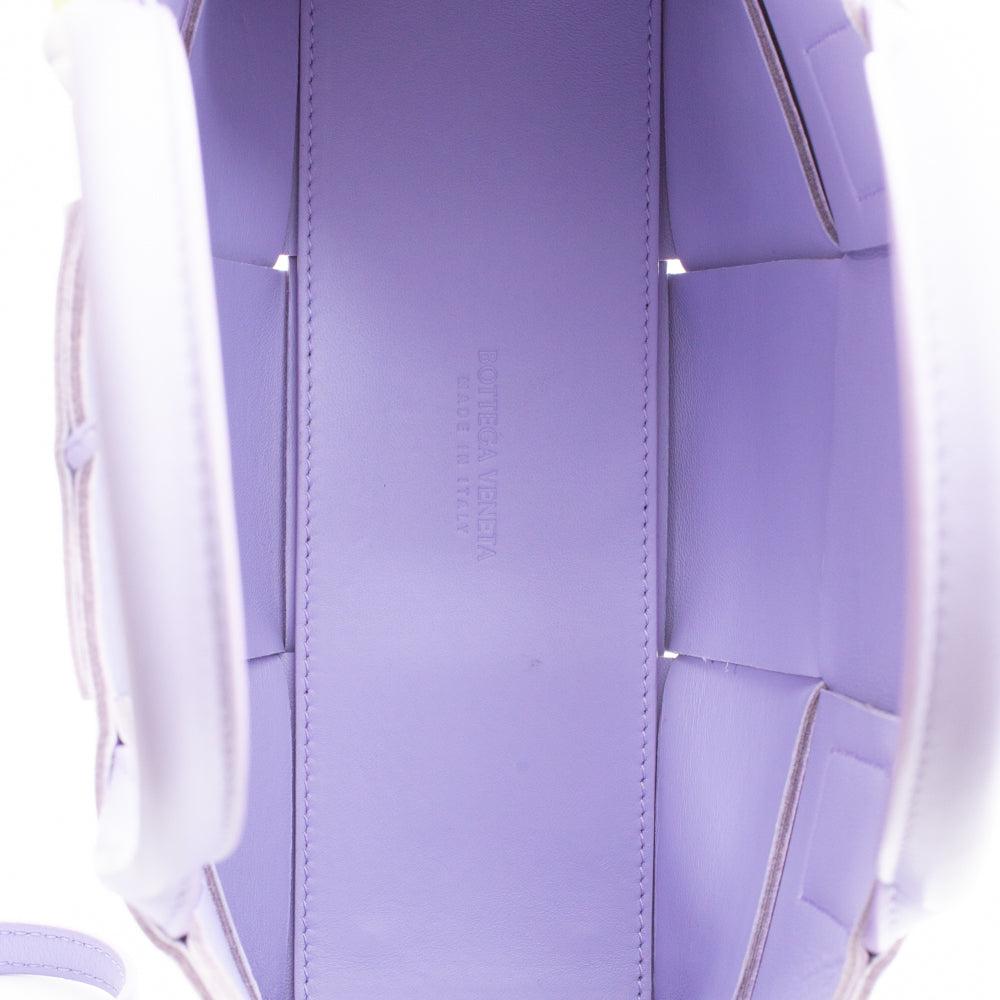 Purple Leather Bottega Veneta Handbag