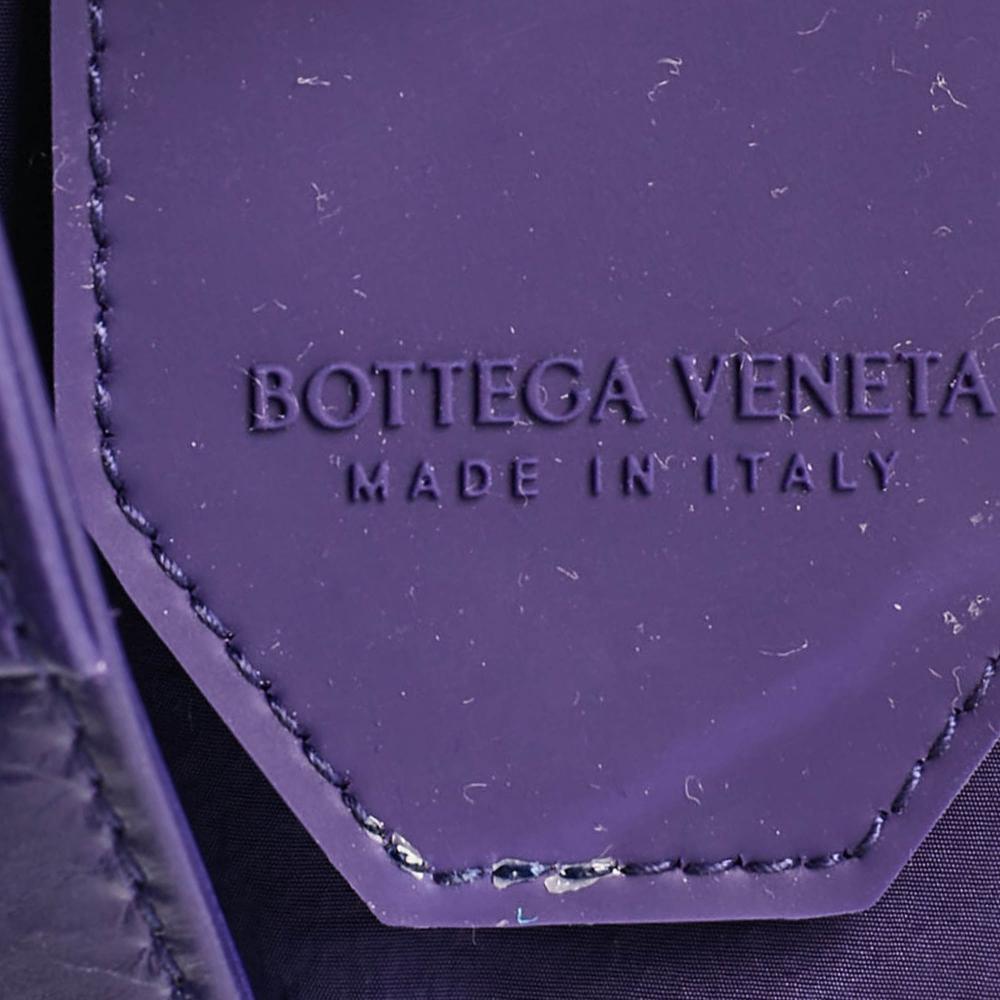 Purple Leather Bottega Veneta Crossbody Bag