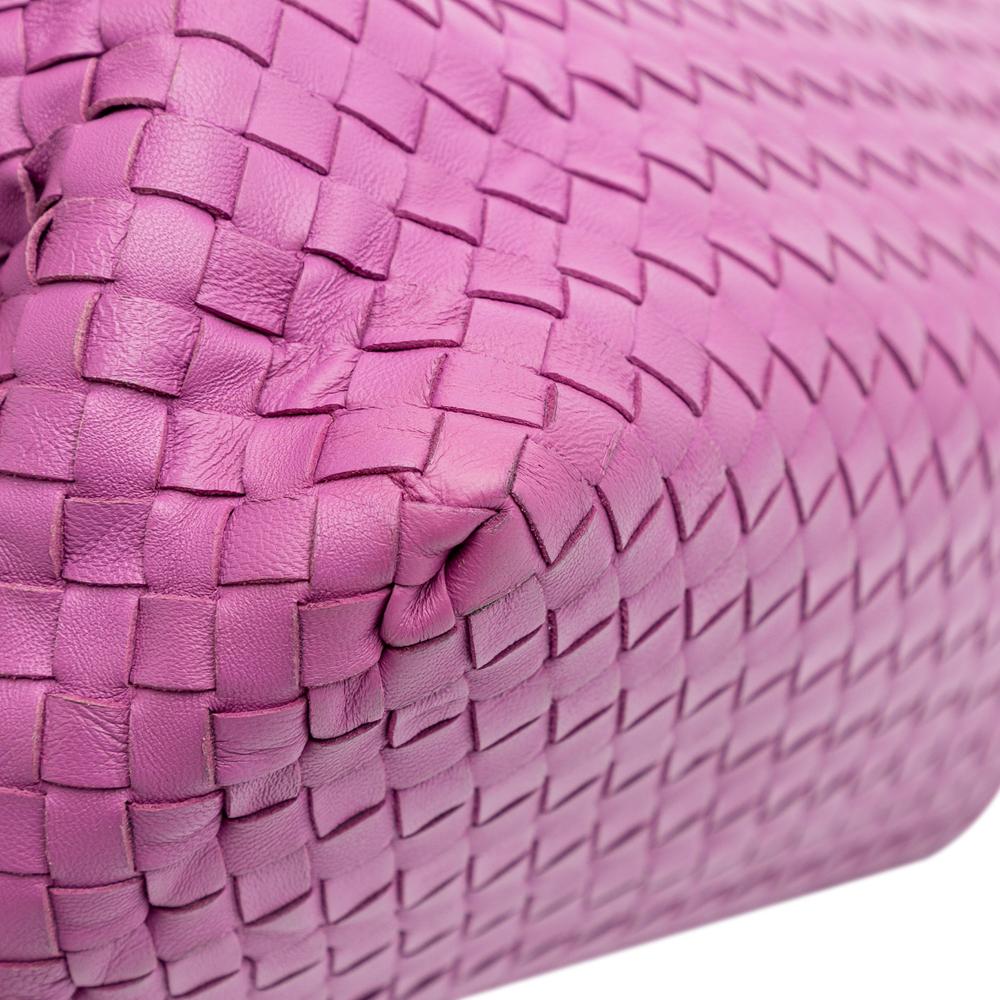 Purple Leather Bottega Veneta Tote