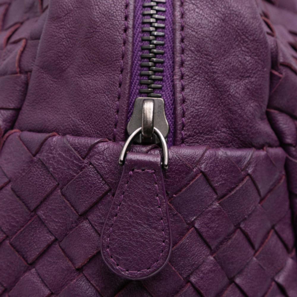 Purple Leather Bottega Veneta Shoulder Bag