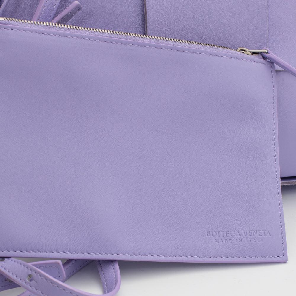 Purple Leather Bottega Veneta Handbag