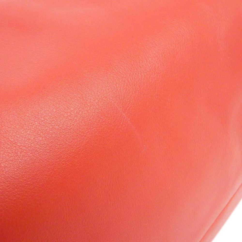 Red Fabric Bottega Veneta Clutch