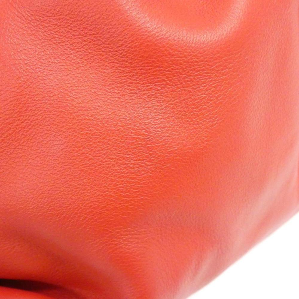 Red Fabric Bottega Veneta Clutch