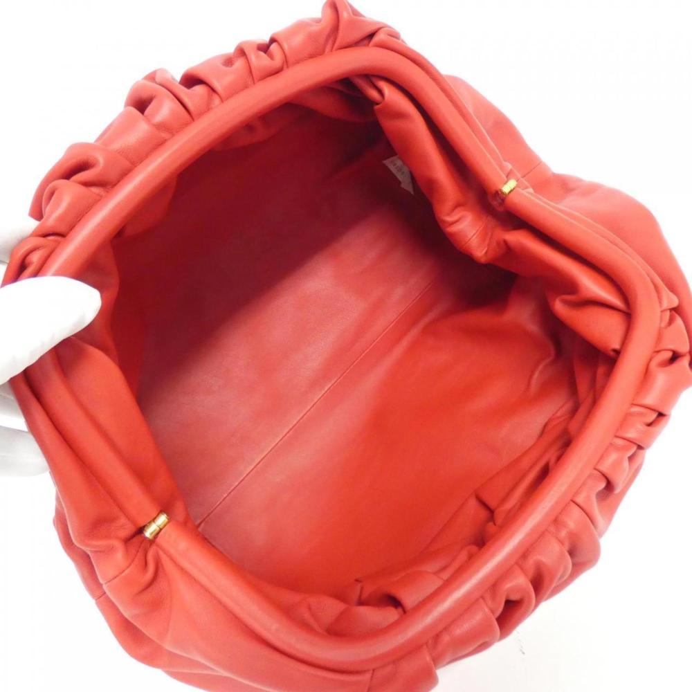 Red Fabric Bottega Veneta Clutch