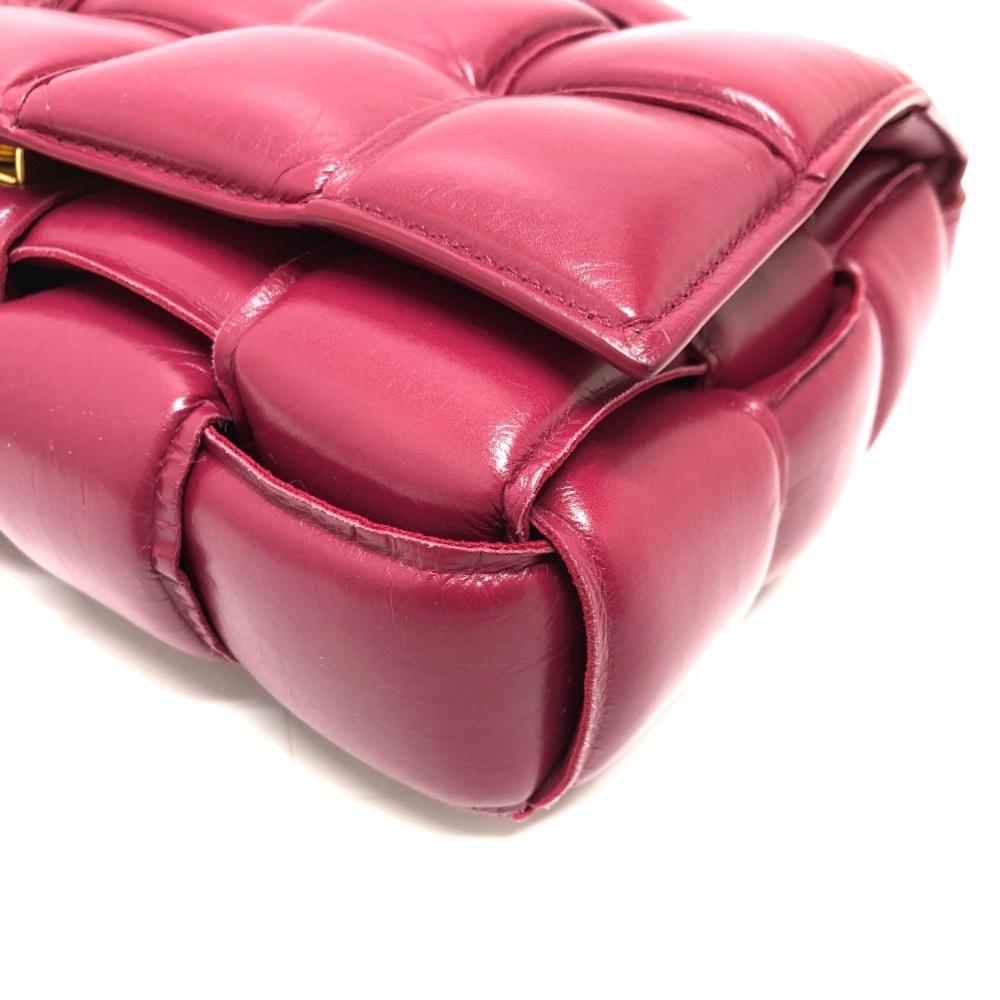 Red Leather Bottega Veneta Cassette Bag