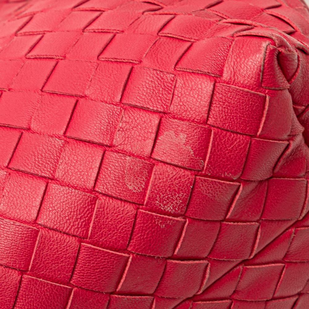 Red Leather Bottega Veneta Shoulder Bag