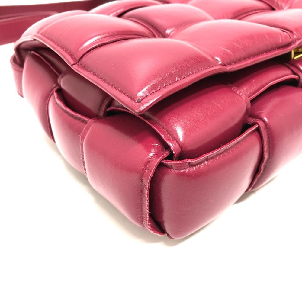 Red Leather Bottega Veneta Cassette Bag