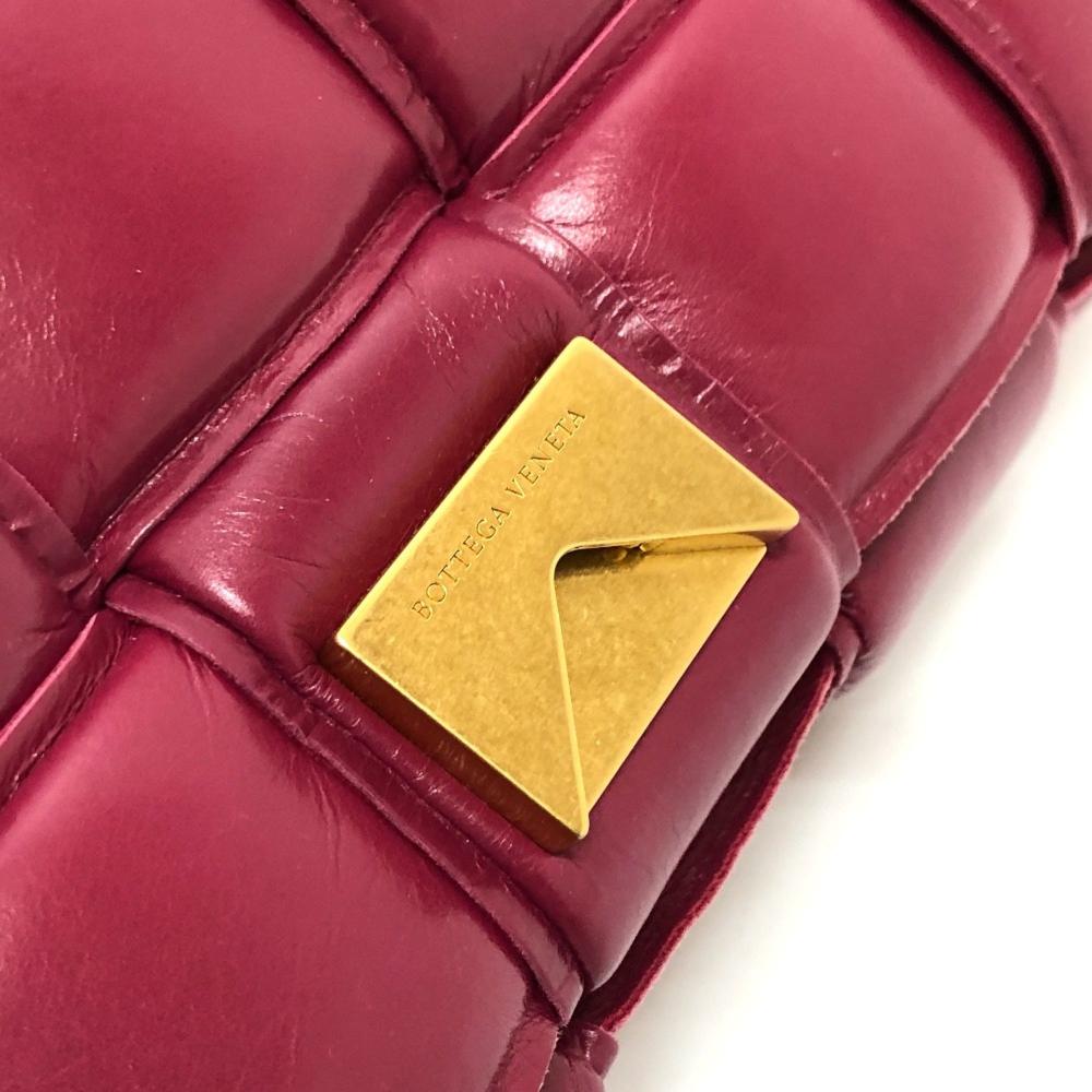 Red Leather Bottega Veneta Cassette Bag