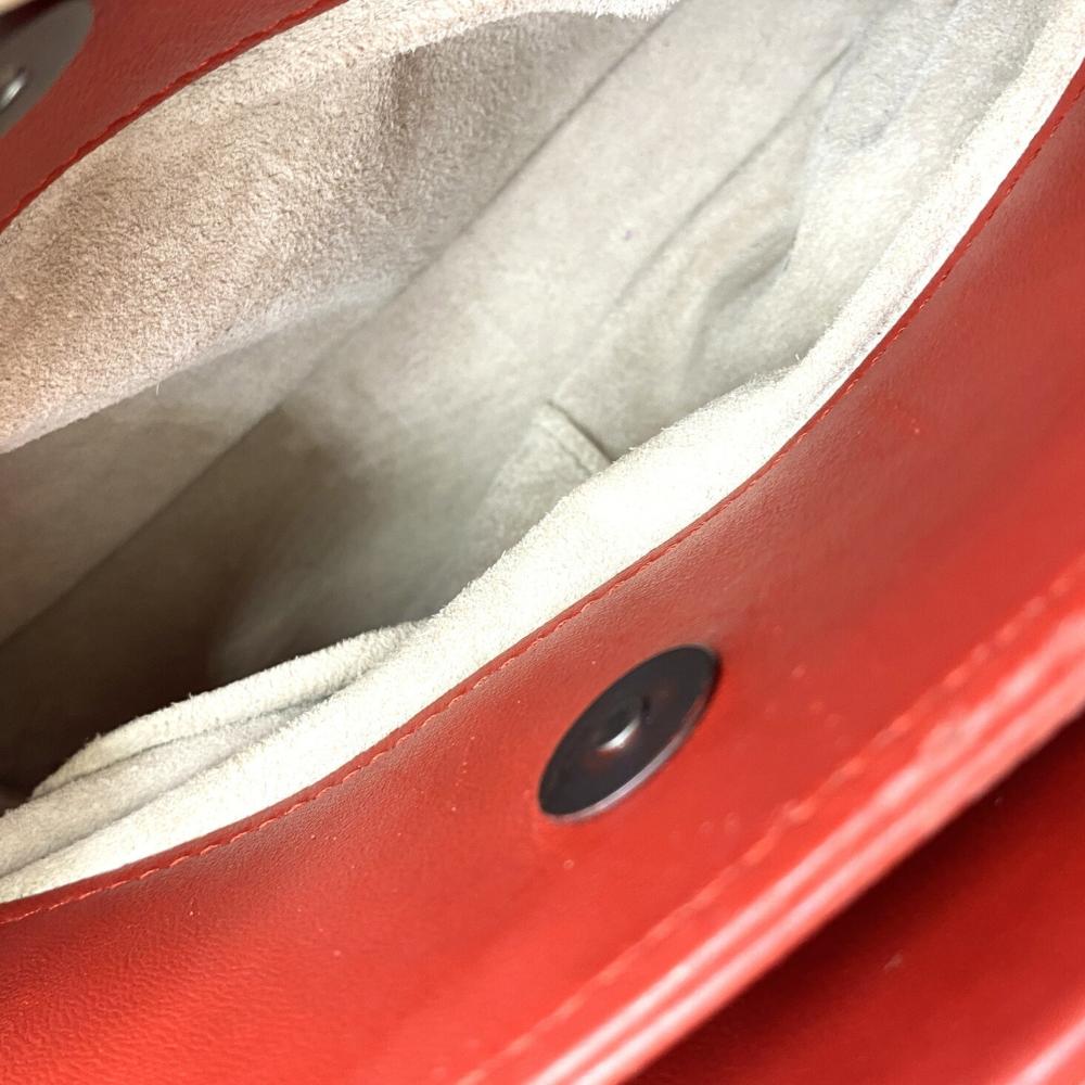 Red Leather Bottega Veneta Handbag