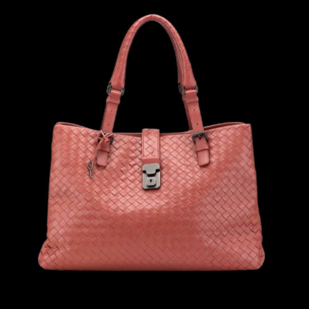 Red Leather Bottega Veneta Tote