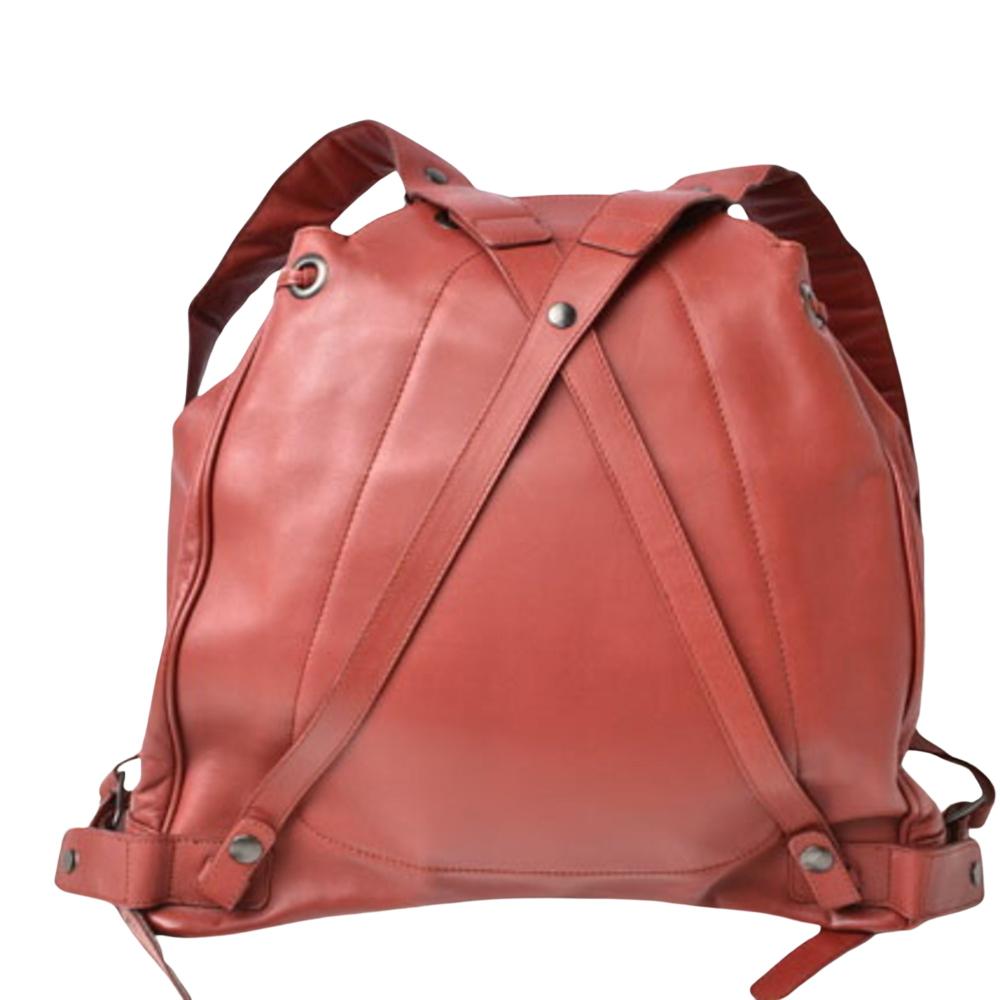 Red Leather Bottega Veneta Backpack
