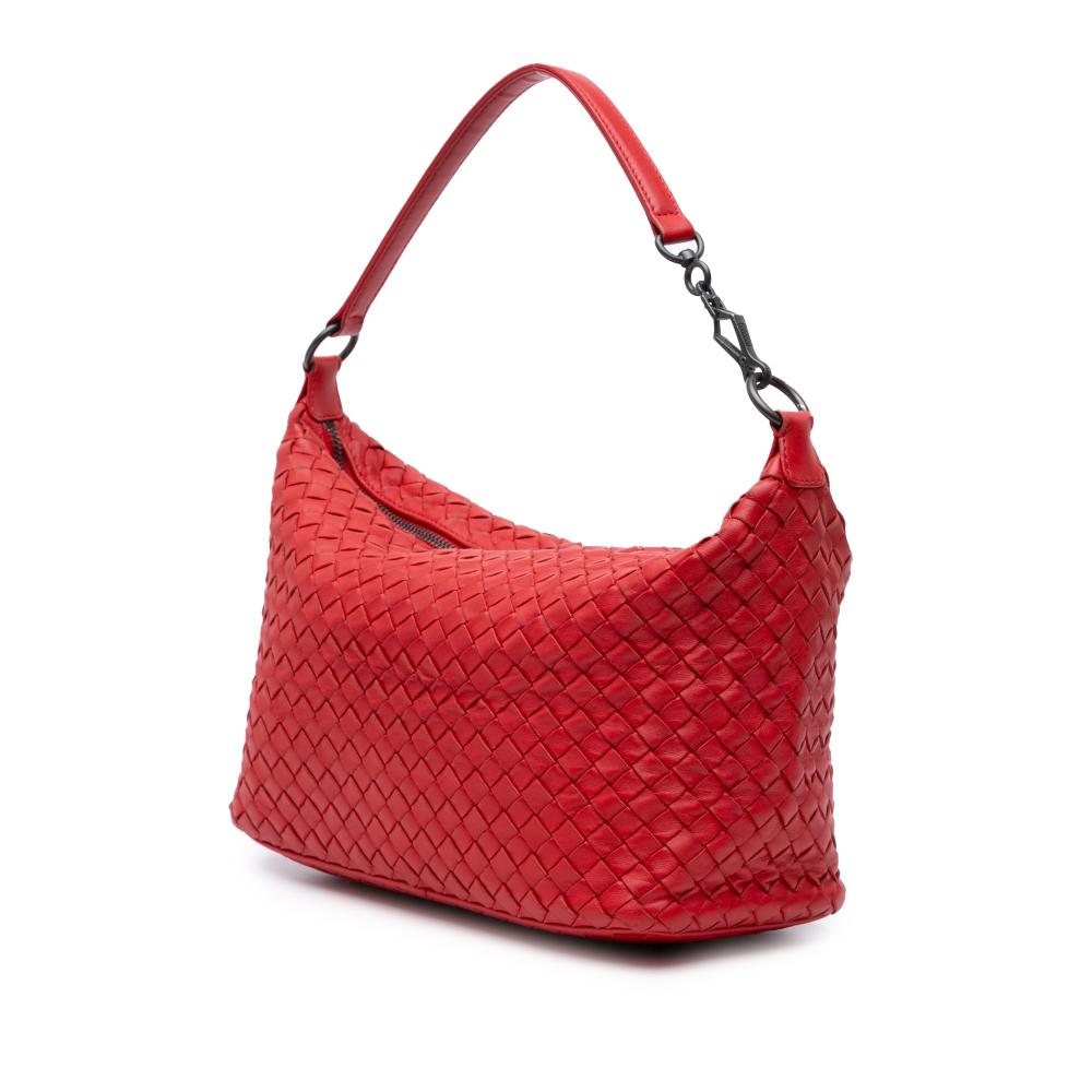 Red Leather Bottega Veneta Shoulder Bag
