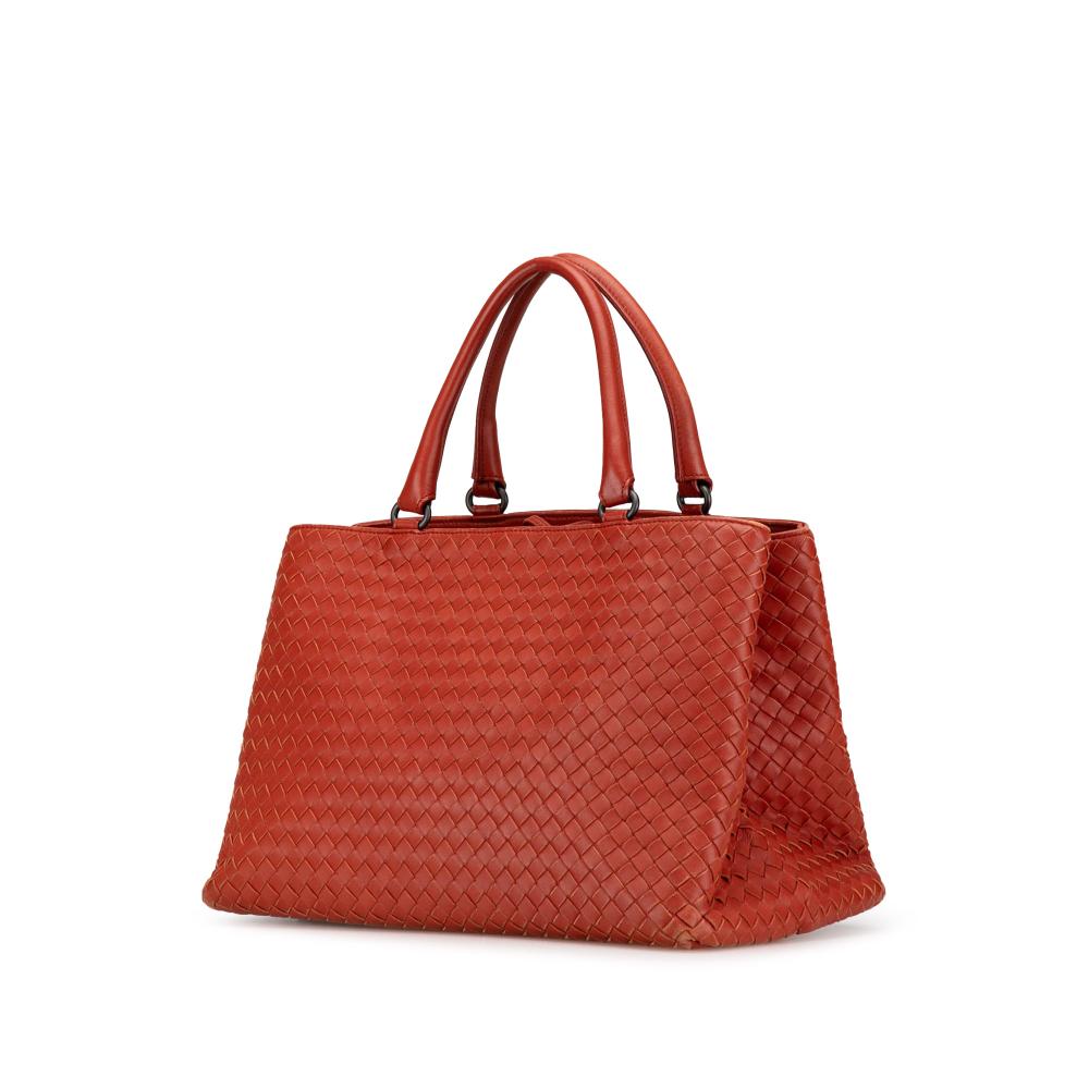 Red Leather Bottega Veneta Tote